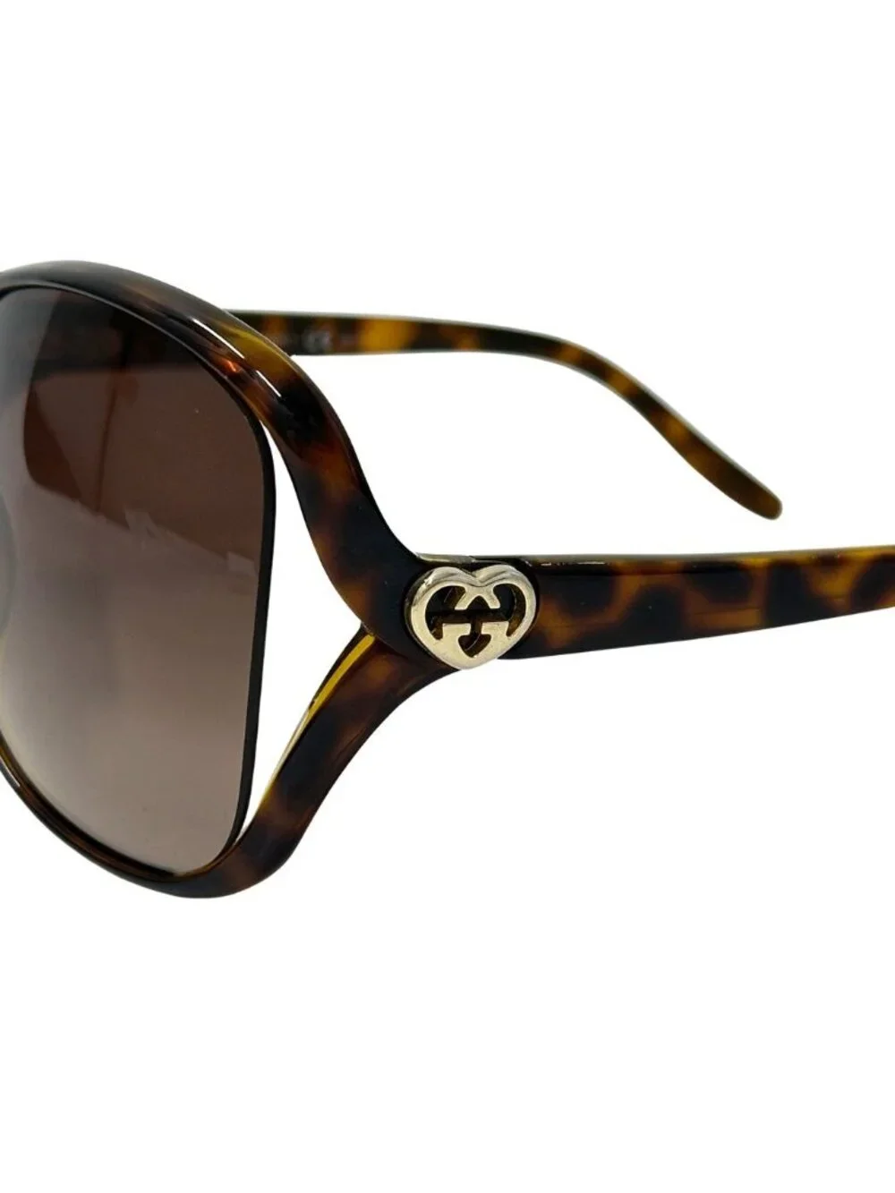 Gucci Sunglasses Bree Brown S Tortoiseshell Pattern GG Eyewear